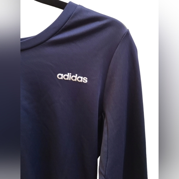 Adidas Enhanced Motion Long Sleeved Climalite Tee in Black and White - Size M - Picture 5 of 14